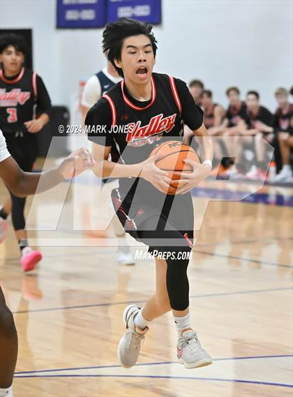 Thumbnail 3 in Benson vs. Valley Lutheran (ALA Coyotes Basketball Invitational) photogallery.