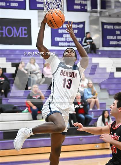 Thumbnail 1 in Benson vs. Valley Lutheran (ALA Coyotes Basketball Invitational) photogallery.