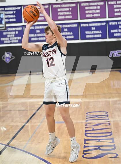 Thumbnail 1 in Benson vs. Valley Lutheran (ALA Coyotes Basketball Invitational) photogallery.