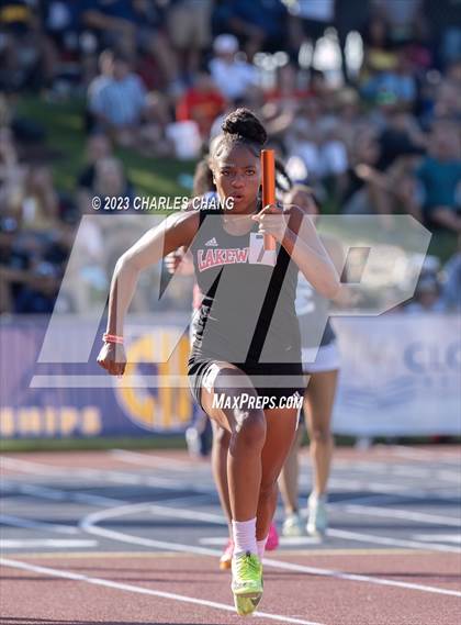 Thumbnail 1 in CIF State Finals (4 x 100 Meter Relay) photogallery.