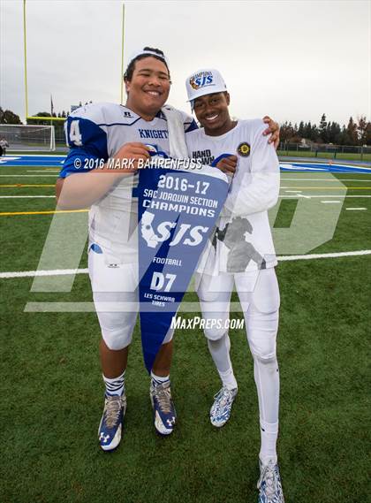 Thumbnail 2 in Brookside Christian vs. Stone Ridge Christian (CIF SJS D7 Final) photogallery.
