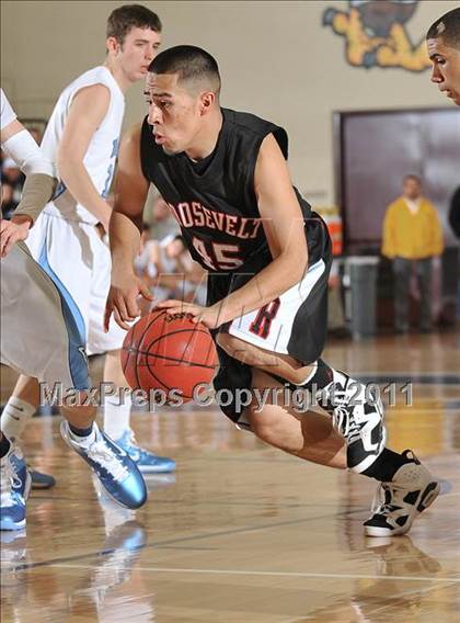Thumbnail 2 in Valor Christian vs. Roosevelt (4A 1st Round Playoff) photogallery.