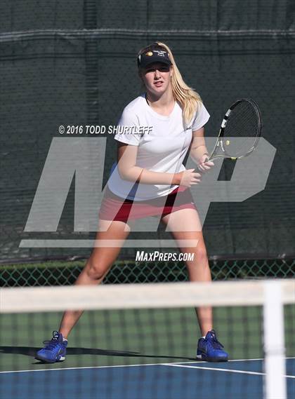 Thumbnail 2 in Lowell vs. Oak Ridge (CIF NorCal Regional Team Tennis Championships) photogallery.