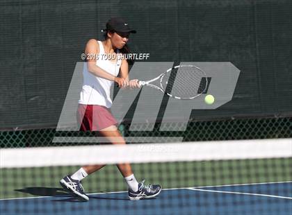 Thumbnail 3 in Lowell vs. Oak Ridge (CIF NorCal Regional Team Tennis Championships) photogallery.
