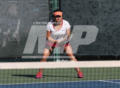Thumbnail 2 in Lowell vs. Oak Ridge (CIF NorCal Regional Team Tennis Championships) photogallery.