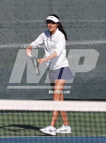Thumbnail 3 in Lowell vs. Oak Ridge (CIF NorCal Regional Team Tennis Championships) photogallery.