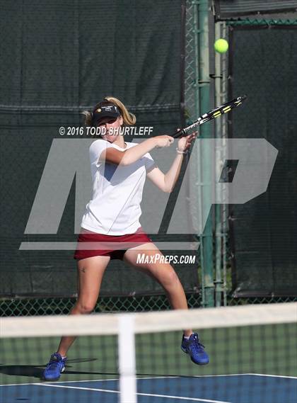 Thumbnail 3 in Lowell vs. Oak Ridge (CIF NorCal Regional Team Tennis Championships) photogallery.