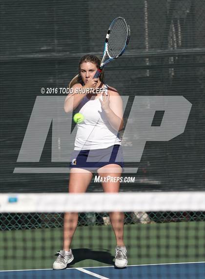 Thumbnail 3 in Lowell vs. Oak Ridge (CIF NorCal Regional Team Tennis Championships) photogallery.