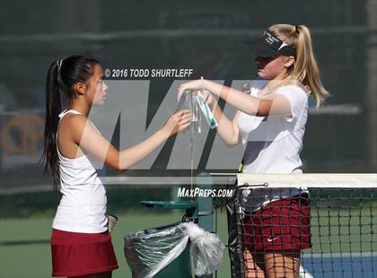 Thumbnail 2 in Lowell vs. Oak Ridge (CIF NorCal Regional Team Tennis Championships) photogallery.