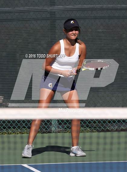 Thumbnail 3 in Lowell vs. Oak Ridge (CIF NorCal Regional Team Tennis Championships) photogallery.