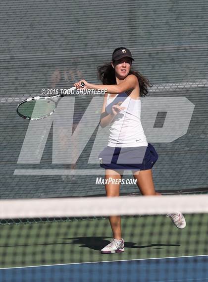 Thumbnail 2 in Lowell vs. Oak Ridge (CIF NorCal Regional Team Tennis Championships) photogallery.
