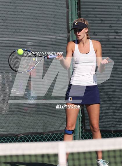 Thumbnail 2 in Lowell vs. Oak Ridge (CIF NorCal Regional Team Tennis Championships) photogallery.