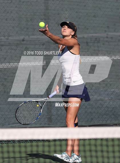 Thumbnail 2 in Lowell vs. Oak Ridge (CIF NorCal Regional Team Tennis Championships) photogallery.