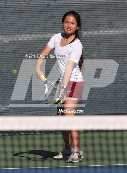 Thumbnail 3 in Lowell vs. Oak Ridge (CIF NorCal Regional Team Tennis Championships) photogallery.