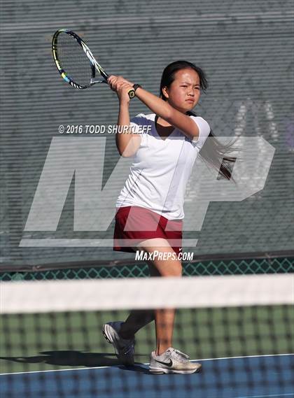 Thumbnail 1 in Lowell vs. Oak Ridge (CIF NorCal Regional Team Tennis Championships) photogallery.