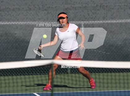 Thumbnail 2 in Lowell vs. Oak Ridge (CIF NorCal Regional Team Tennis Championships) photogallery.