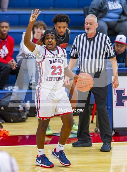 Thumbnail 3 in Hardin-Jefferson VS La Porte (Hardin-Jefferson Basketball Tournament) photogallery.