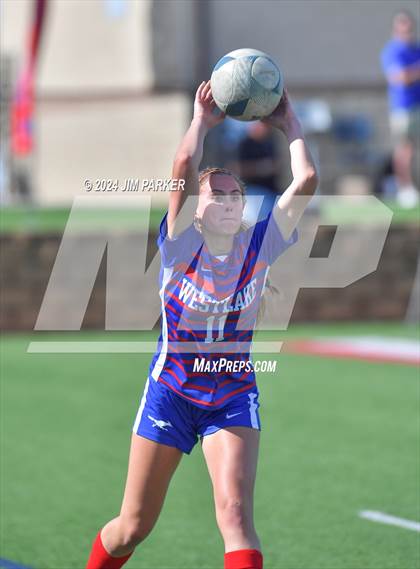 Thumbnail 1 in Westlake vs. Prosper (UIL 6A Soccer Final) photogallery.