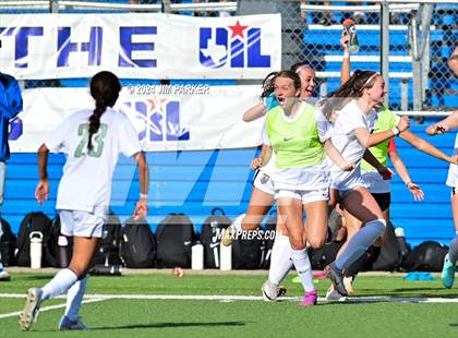 Thumbnail 1 in Westlake vs. Prosper (UIL 6A Soccer Final) photogallery.