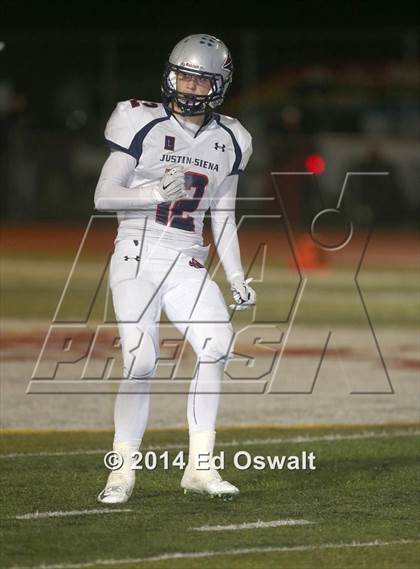Thumbnail 3 in Saint Mary's vs. Justin-Siena (CIF NCS D4 Final) photogallery.