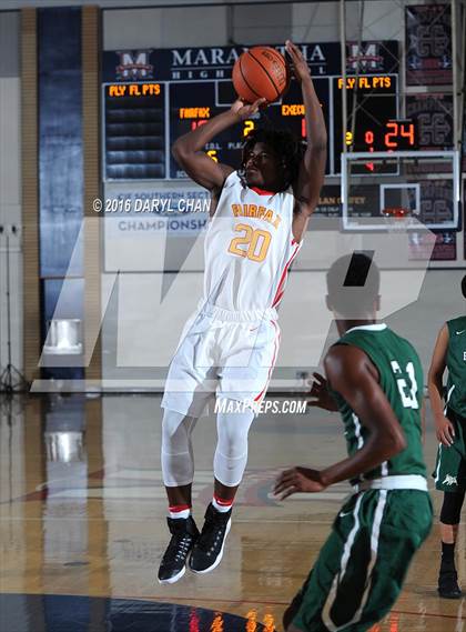 Thumbnail 1 in Fairfax vs. Executive Prep Academy of Finance (Rose City Roundball Classic) photogallery.
