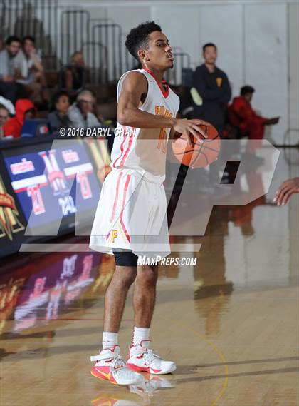 Thumbnail 3 in Fairfax vs. Executive Prep Academy of Finance (Rose City Roundball Classic) photogallery.
