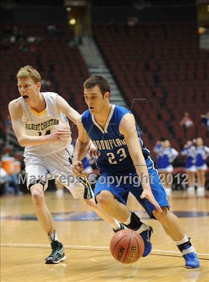 Thumbnail 1 in Gilbert Christian vs. Snowflake (AIA D3 Semifinals) photogallery.