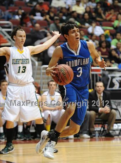 Thumbnail 1 in Gilbert Christian vs. Snowflake (AIA D3 Semifinals) photogallery.