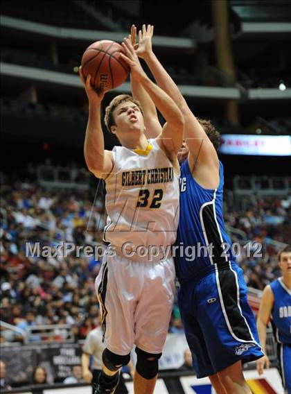 Thumbnail 3 in Gilbert Christian vs. Snowflake (AIA D3 Semifinals) photogallery.