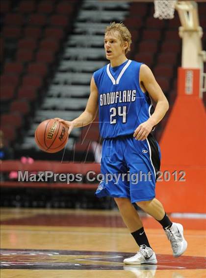 Thumbnail 3 in Gilbert Christian vs. Snowflake (AIA D3 Semifinals) photogallery.