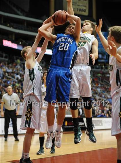 Thumbnail 2 in Gilbert Christian vs. Snowflake (AIA D3 Semifinals) photogallery.