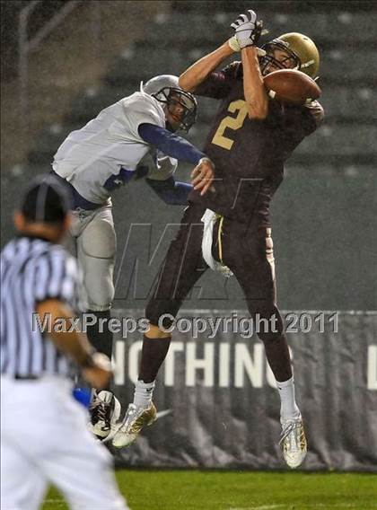 Thumbnail 2 in Brookside Christian vs. Bishop's (CIF State D4 Final) photogallery.