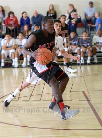 Thumbnail 1 in AB Miller vs Rancho Mirage (MaxPreps Holiday Classic) photogallery.