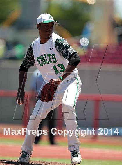 Thumbnail 3 in Arlington vs. Richland (UIL 5A Region I Bi-District Playoff) photogallery.
