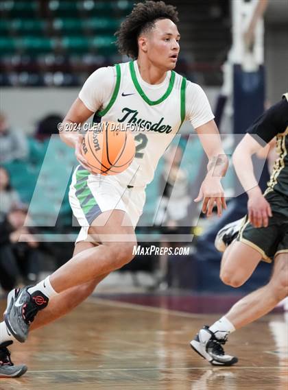 Thumbnail 3 in Rock Canyon vs ThunderRidge (CHSAA 6A Great 8) photogallery.