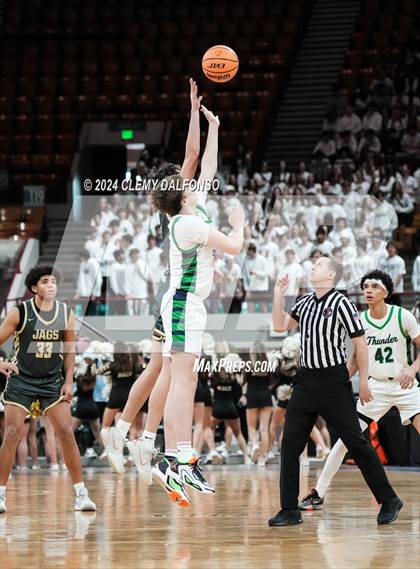 Thumbnail 1 in Rock Canyon vs ThunderRidge (CHSAA 6A Great 8) photogallery.