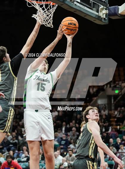 Thumbnail 2 in Rock Canyon vs ThunderRidge (CHSAA 6A Great 8) photogallery.