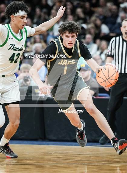 Thumbnail 2 in Rock Canyon vs ThunderRidge (CHSAA 6A Great 8) photogallery.