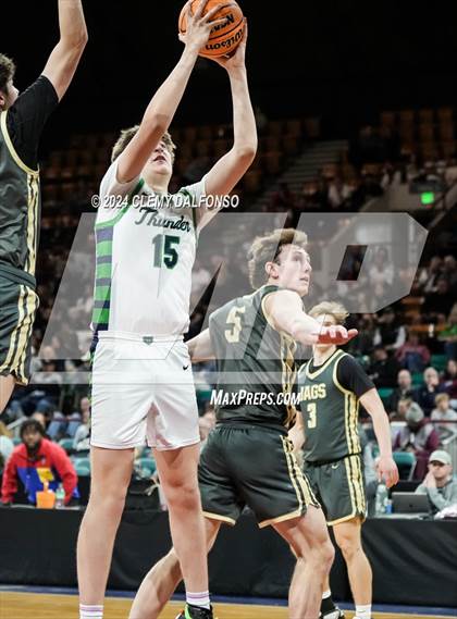 Thumbnail 3 in Rock Canyon vs ThunderRidge (CHSAA 6A Great 8) photogallery.