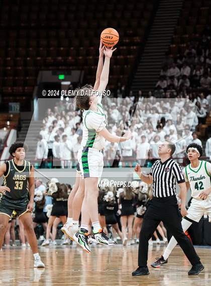Thumbnail 2 in Rock Canyon vs ThunderRidge (CHSAA 6A Great 8) photogallery.