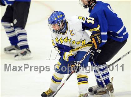 Thumbnail 2 in Rocky Hill/RHAM @ Newtown (CIAC Division III 1st round) photogallery.