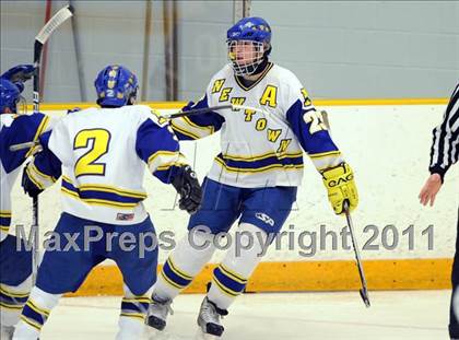 Thumbnail 2 in Rocky Hill/RHAM @ Newtown (CIAC Division III 1st round) photogallery.