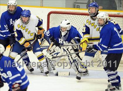 Thumbnail 2 in Rocky Hill/RHAM @ Newtown (CIAC Division III 1st round) photogallery.