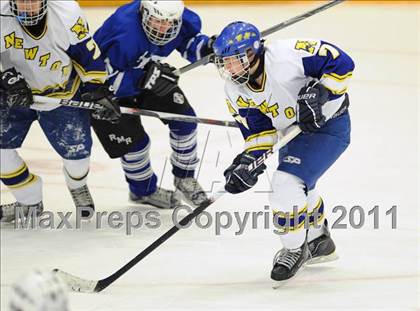 Thumbnail 2 in Rocky Hill/RHAM @ Newtown (CIAC Division III 1st round) photogallery.