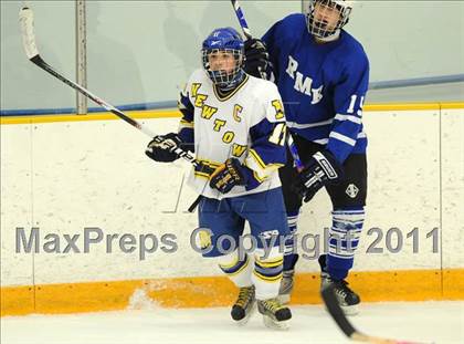 Thumbnail 3 in Rocky Hill/RHAM @ Newtown (CIAC Division III 1st round) photogallery.