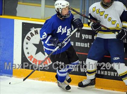 Thumbnail 1 in Rocky Hill/RHAM @ Newtown (CIAC Division III 1st round) photogallery.