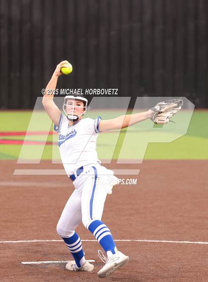 Thumbnail 2 in Midlothian @ Melissa (UIL 5A D1 Girls Softball Regional Semi-Final) photogallery.