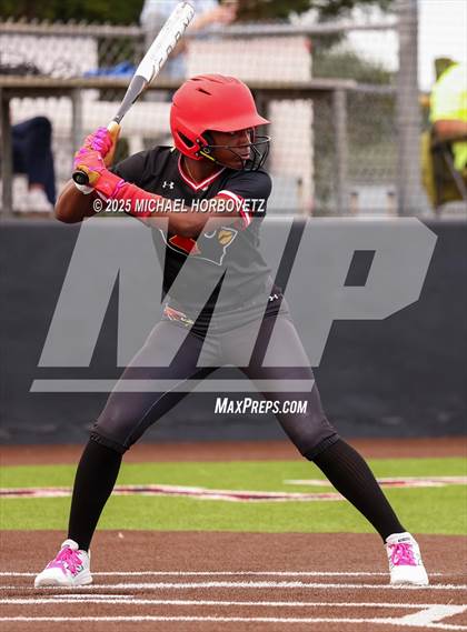 Thumbnail 2 in Midlothian @ Melissa (UIL 5A D1 Girls Softball Regional Semi-Final) photogallery.
