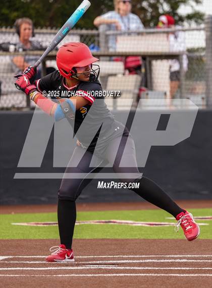 Thumbnail 1 in Midlothian @ Melissa (UIL 5A D1 Girls Softball Regional Semi-Final) photogallery.