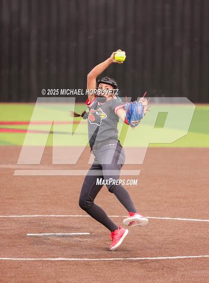 Thumbnail 1 in Midlothian @ Melissa (UIL 5A D1 Girls Softball Regional Semi-Final) photogallery.